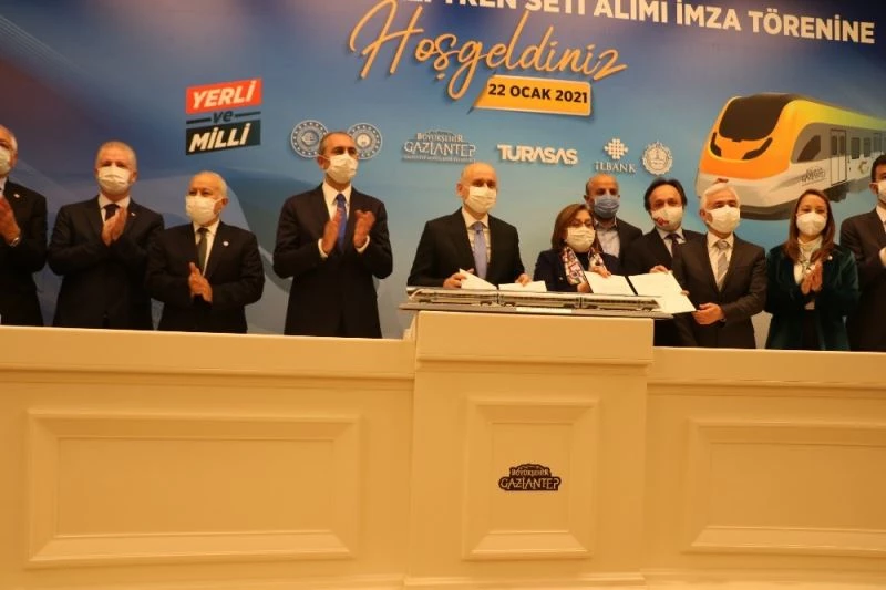 Gaziray projesine yerli ve milli tren
