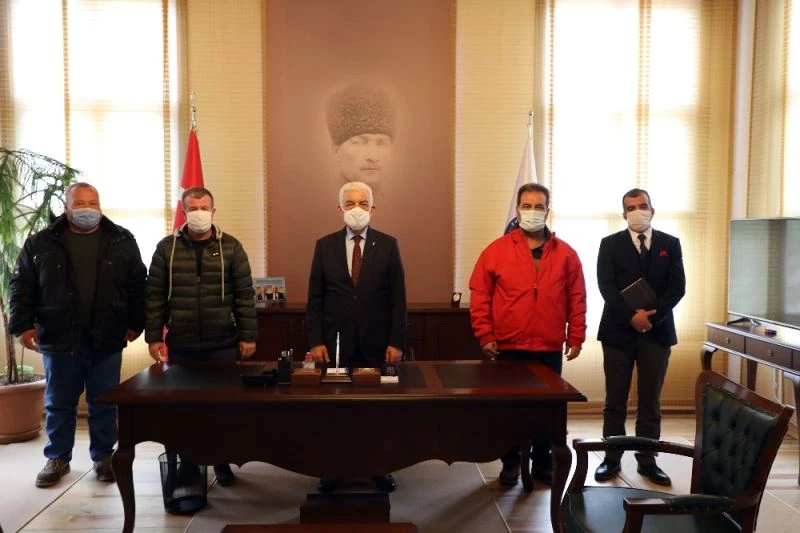 Denizcilerden Başkan Gürün’e teşekkür

