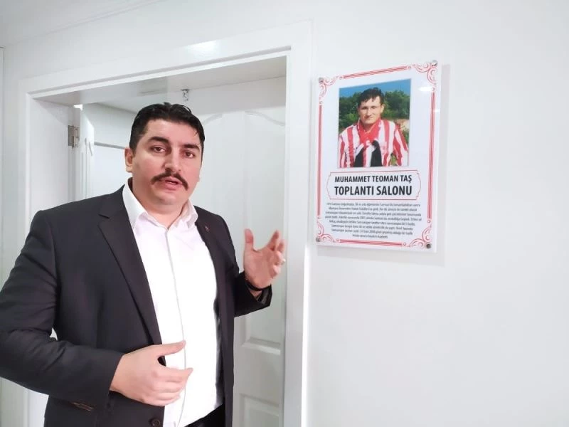 Samsunsporlular M. Teoman Taş’ı unutulmadı
