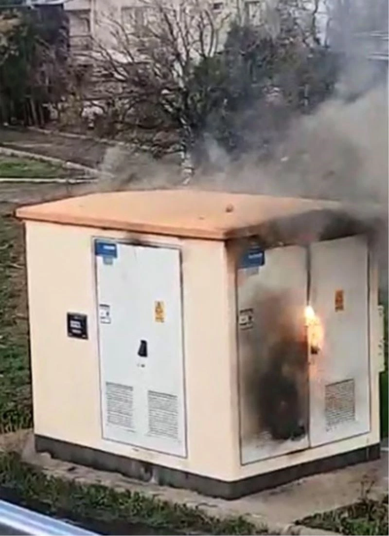 Trafoda çıkan yangın korkuttu
