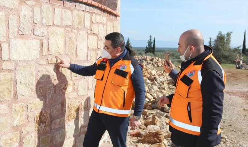 Kepez Belediyesince 540 dönümlük tarlaya ekilen buğdaylar yeşerdi