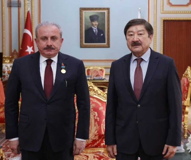 TBMM Başkanı Şentop, TÜRKSOY Genel Sekreteri Kaseinov’u kabul etti

