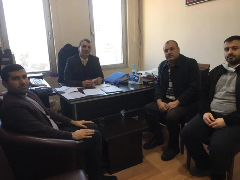 Sağlık-Sen Şırnak Şube yöneticileri, Bem Bir-Sen İdil temsilcisi ile bir araya geldi
