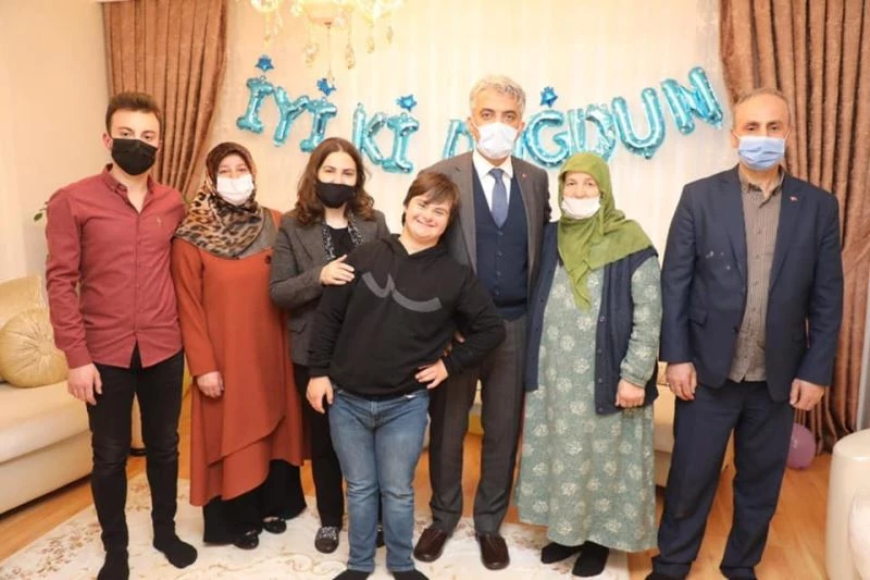 Down sendromlu çocuğun dileği gerçek oldu
