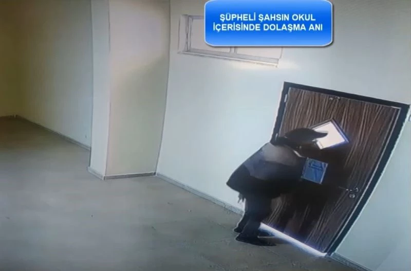 Okuldan musluk çalan hırsız yakalandı
