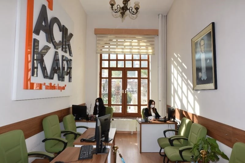 Manisa’da 2020 yılında ‘Açık Kapı’ya 52 bin 495 başvuru yapıldı
