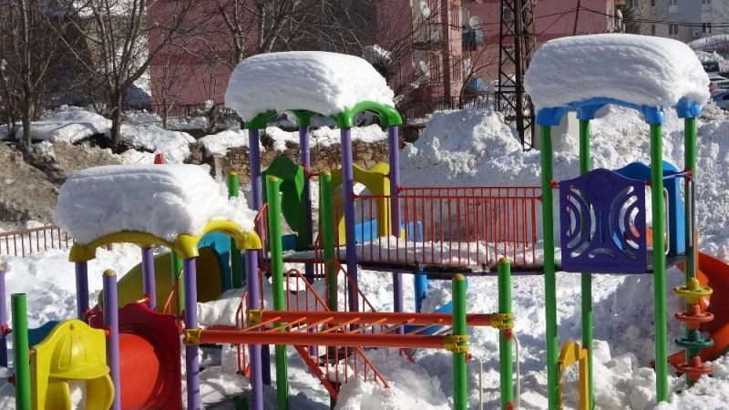 Bitlis’te kardan dağlar oluştu
