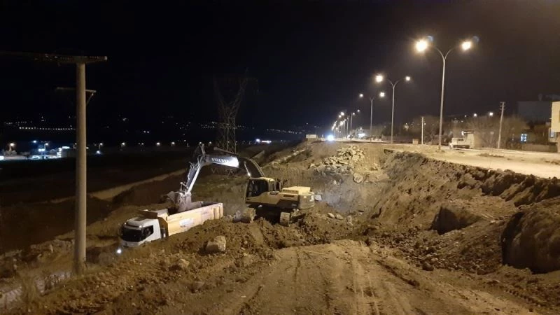 Kahramanmaraş’ta bulvar yenileme çalışması
