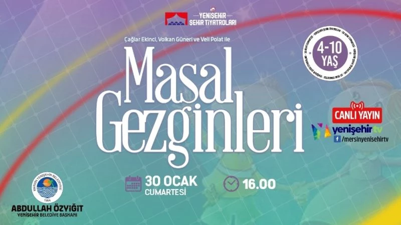 Yenişehir Belediyesi çocuk tiyatrosunu evlere taşıyor
