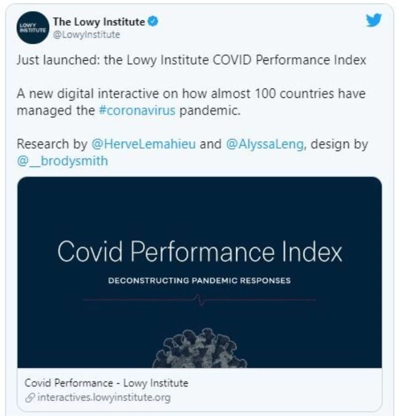 Lowy Enstitüsü: “Salgında süreci en iyi yöneten Yeni Zelanda, en kötü yöneten Brezilya oldu”
