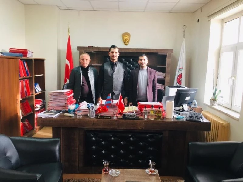 Sağlık-Sen Şırnak Şubesi yöneticileri, İdil Cumhuriyet Savcısı Hamzaçebi ile görüştü
