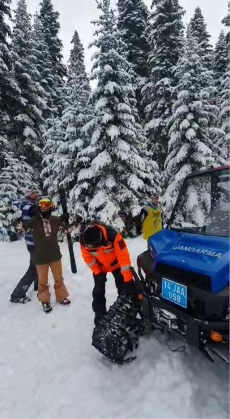 Kartalkaya’da kaybolan 5 kişiyi JAK ekipleri kurtardı

