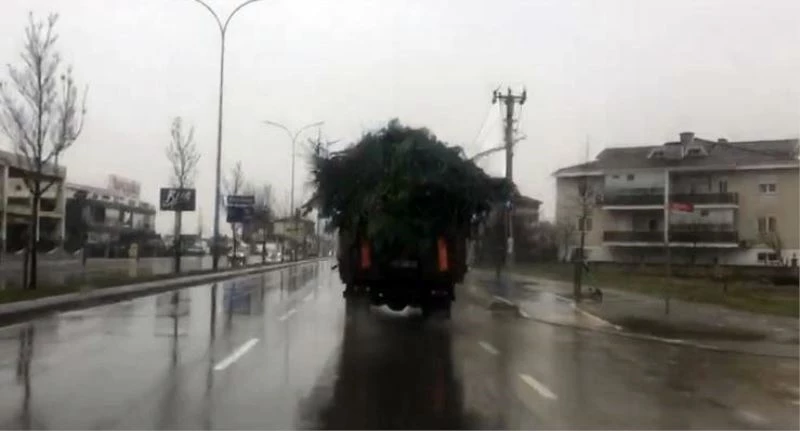 Kasasına yüklediği aşırı yük kazaya davetiye çıkarttı
