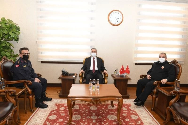 Tümgeneral Halis Zafer Koç’tan Vali Su’ya ziyaret
