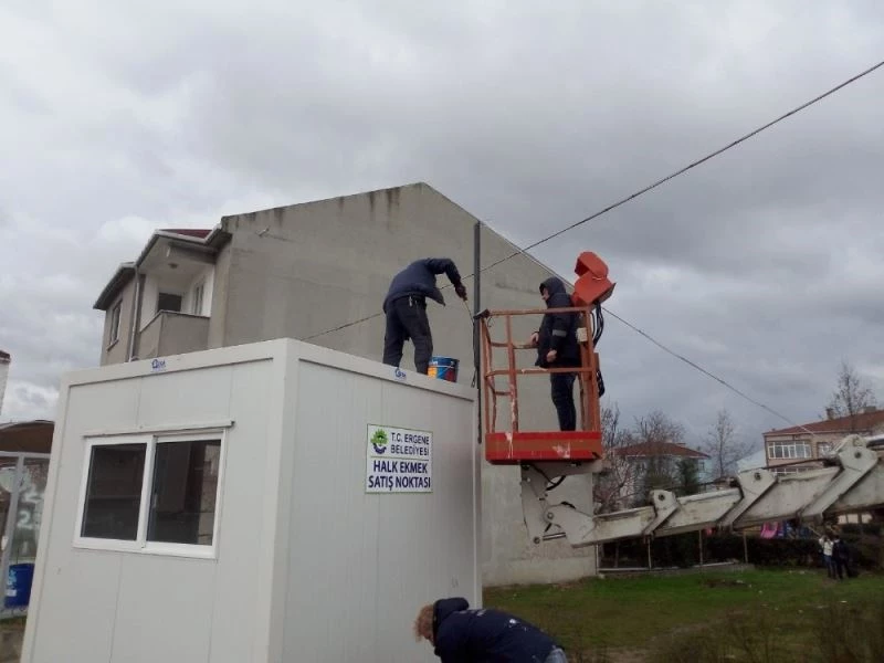 Ergene Belediyesinden yeni bir Halk Ekmek büfesi daha
