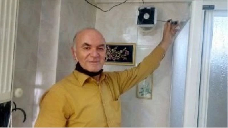 10 yıl üzerinde çalıştığı projeyle evini güneşle ısıttı
