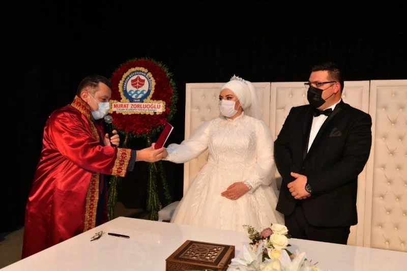 Ortahisar’da 2020 yılında bin 913 çiftin nikahı kıyıldı
