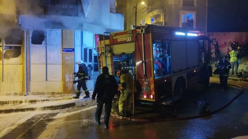 Marketteki yangında faciadan dönüldü
