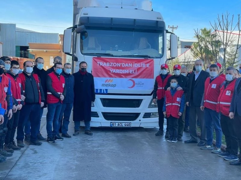 Trabzon’dan İdlip’e 8 bin 887 çift ayakkabı
