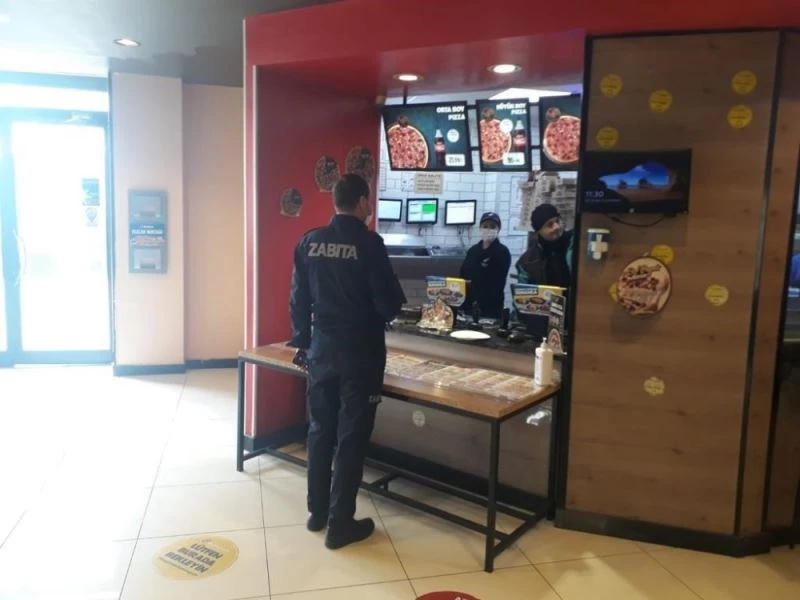 Kayapınar’da kısıtlamadan muaf olan iş yerleri denetlendi
