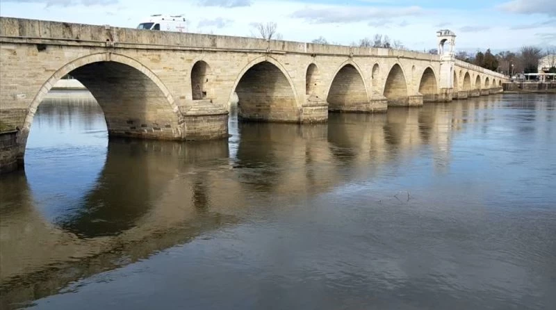 Yağışlar Meriç Nehri’nin debisini artırdı

