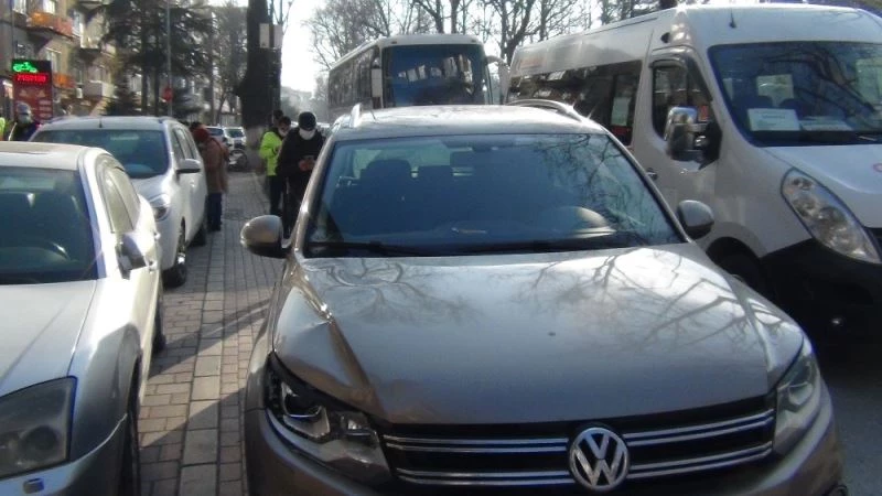 Yayaya çarpan sürücü şoka girdi
