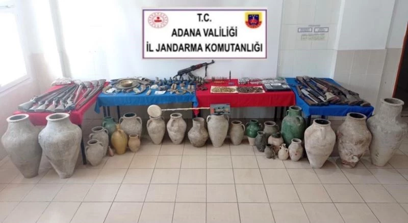 Tarihi eser operasyonundan cephanelik çıktı
