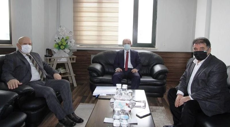 Vali Epcim ve Milletvekili Battal’dan Başkan Pekmezci’ye ziyaret
