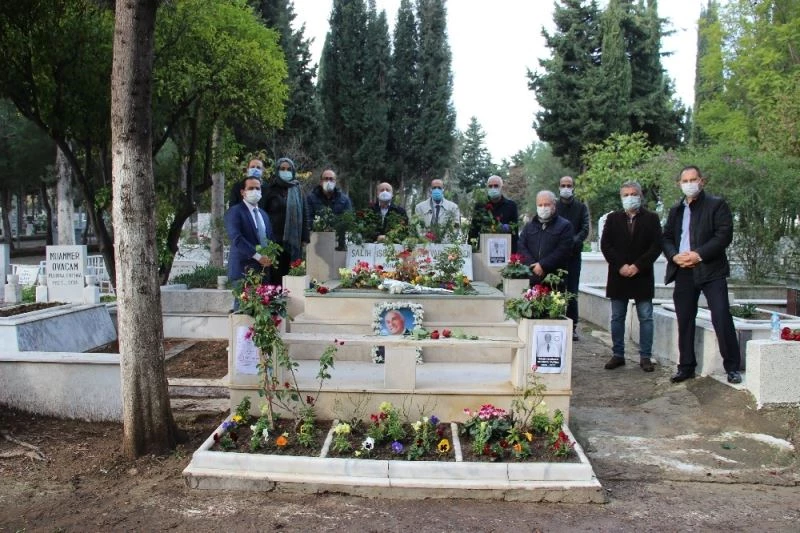 Hayırsever Salih İşgören’e kabri başında anma
