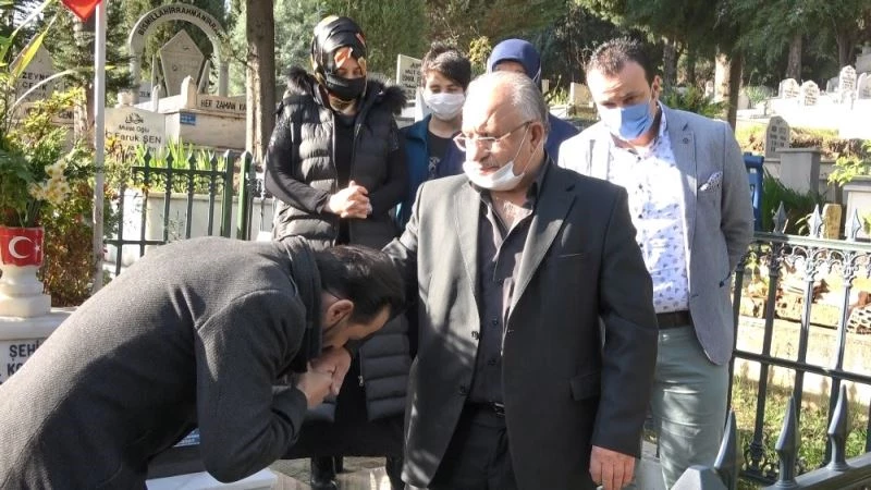 Şehit babası kendisine yumruk atan imamı affetti
