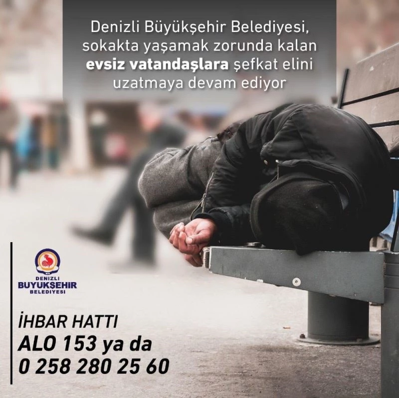 Sokakta yaşan vatandaşlara Büyükşehirden sıcak yuva
