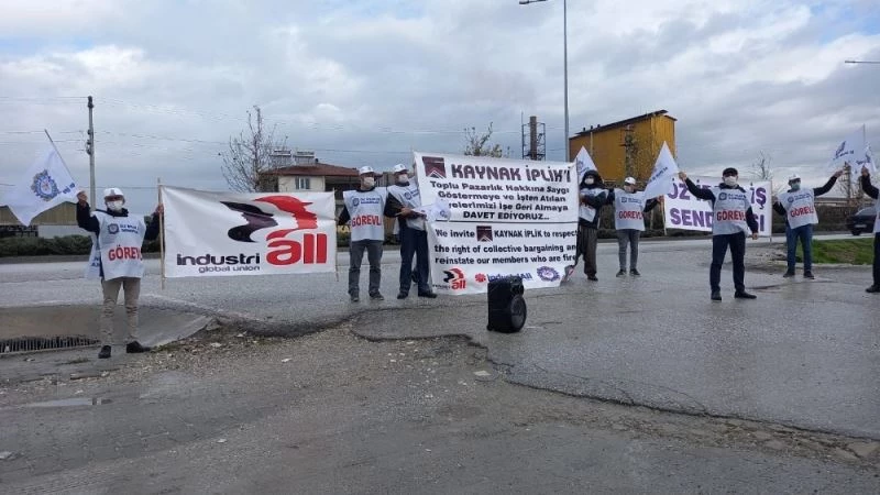 Sendikalaşmaya kızan patron pandemi yasağına rağmen işçileri kapının önüne koydu
