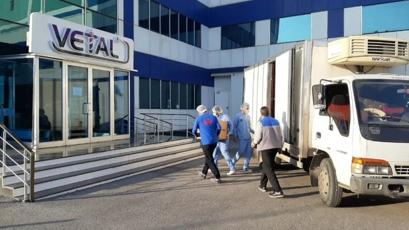 Yerli aşı üreten firmanın çalınan malzemeleri teslim edildi
