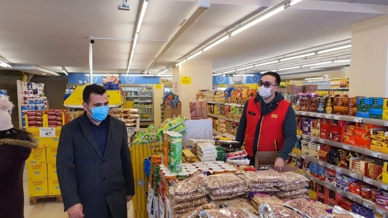 Algın’dan esnafa yeni yıl ziyareti
