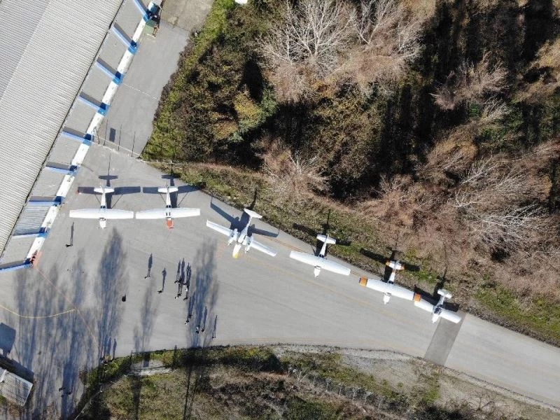 Uçmayı Samsun’da öğreniyorlar
