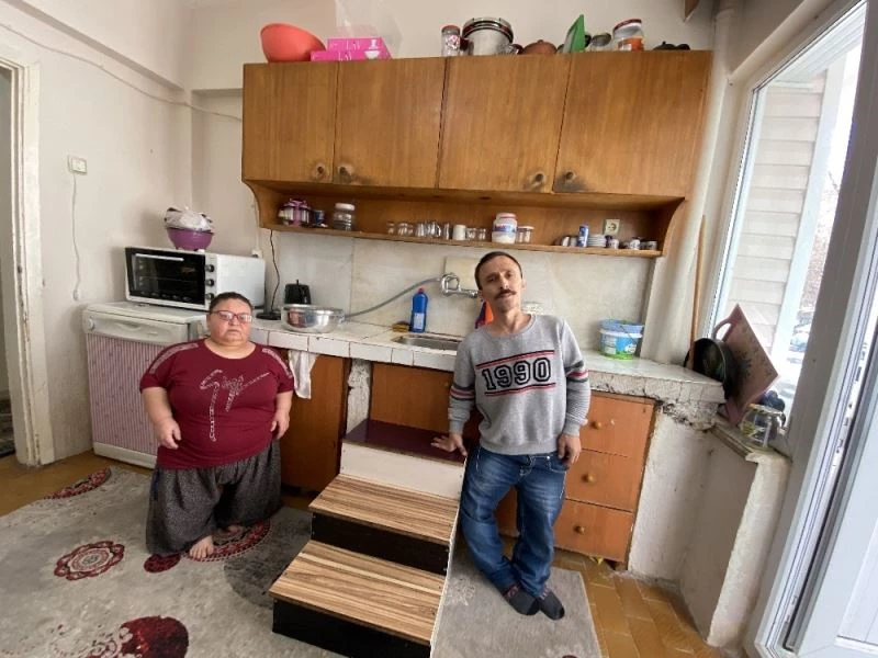 Tek istekleri boylarına göre mutfak tezgahı
