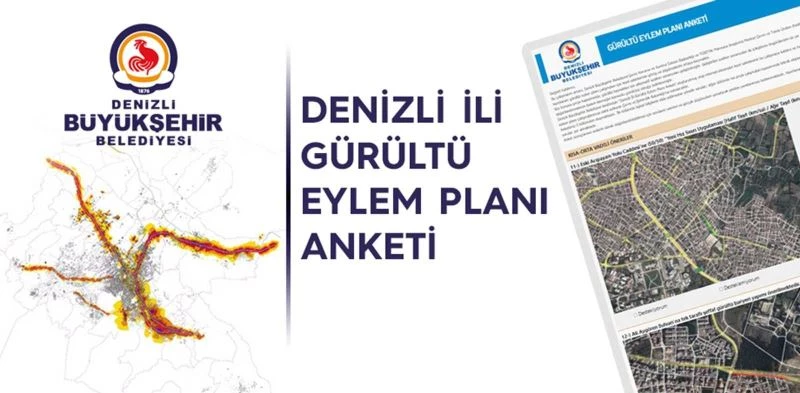 Bu anket Denizli’nin Gürültü Eylem Planına yön verecek
