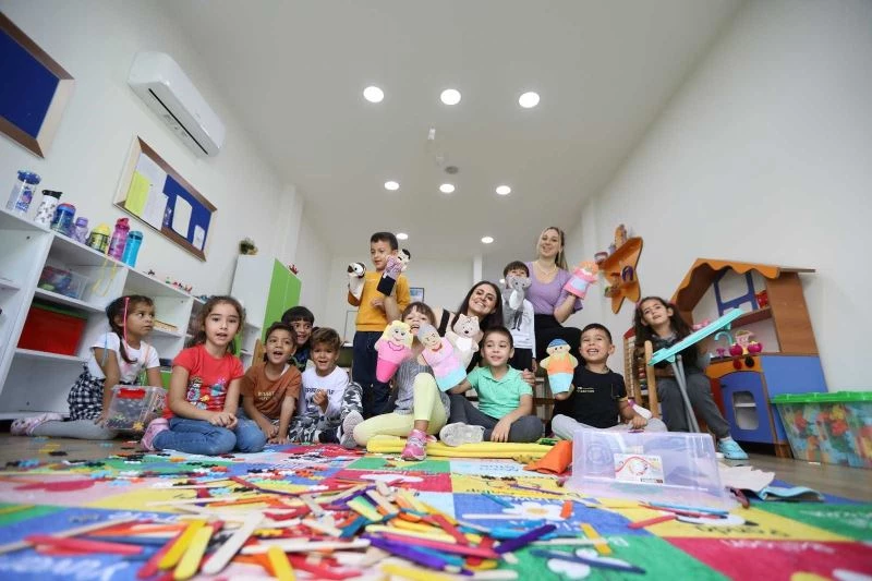 Enis-Necip Tüyeni Çocuk Gündüz Bakımevi’nde çocuklar mutlu
