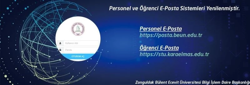 BEÜ, E-posta hizmetleri yenilendi
