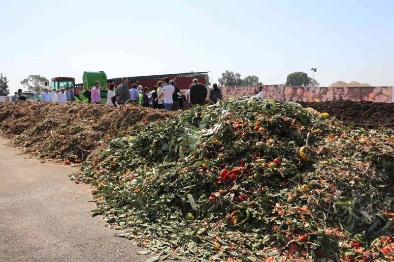 Atık sebze ve meyveler organik gübreye dönüşüyor
