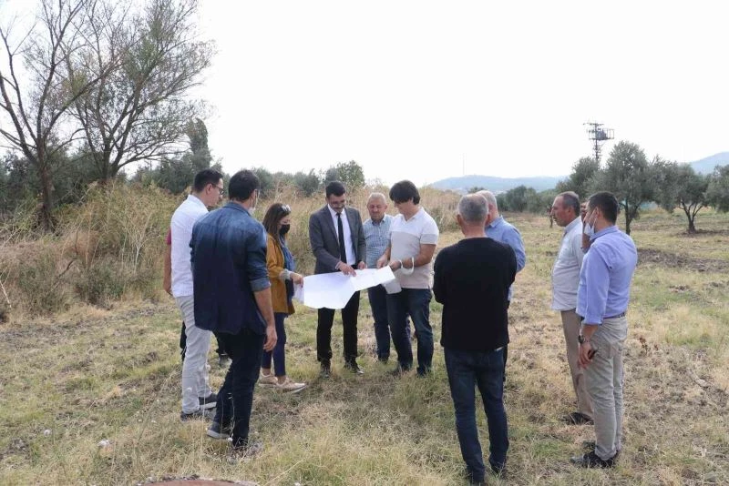 Çevreci tesisin yer teslimi yapıldı
