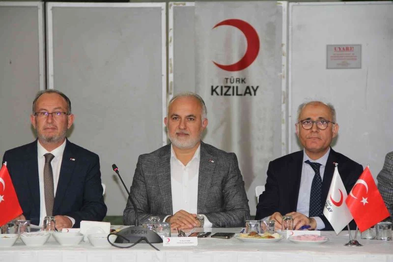 Türk Kızılayı Başkanı Dr. Kerem Kınık: “Milletimizin her geçen gün Kızılay’a olan güveni artıyor”
