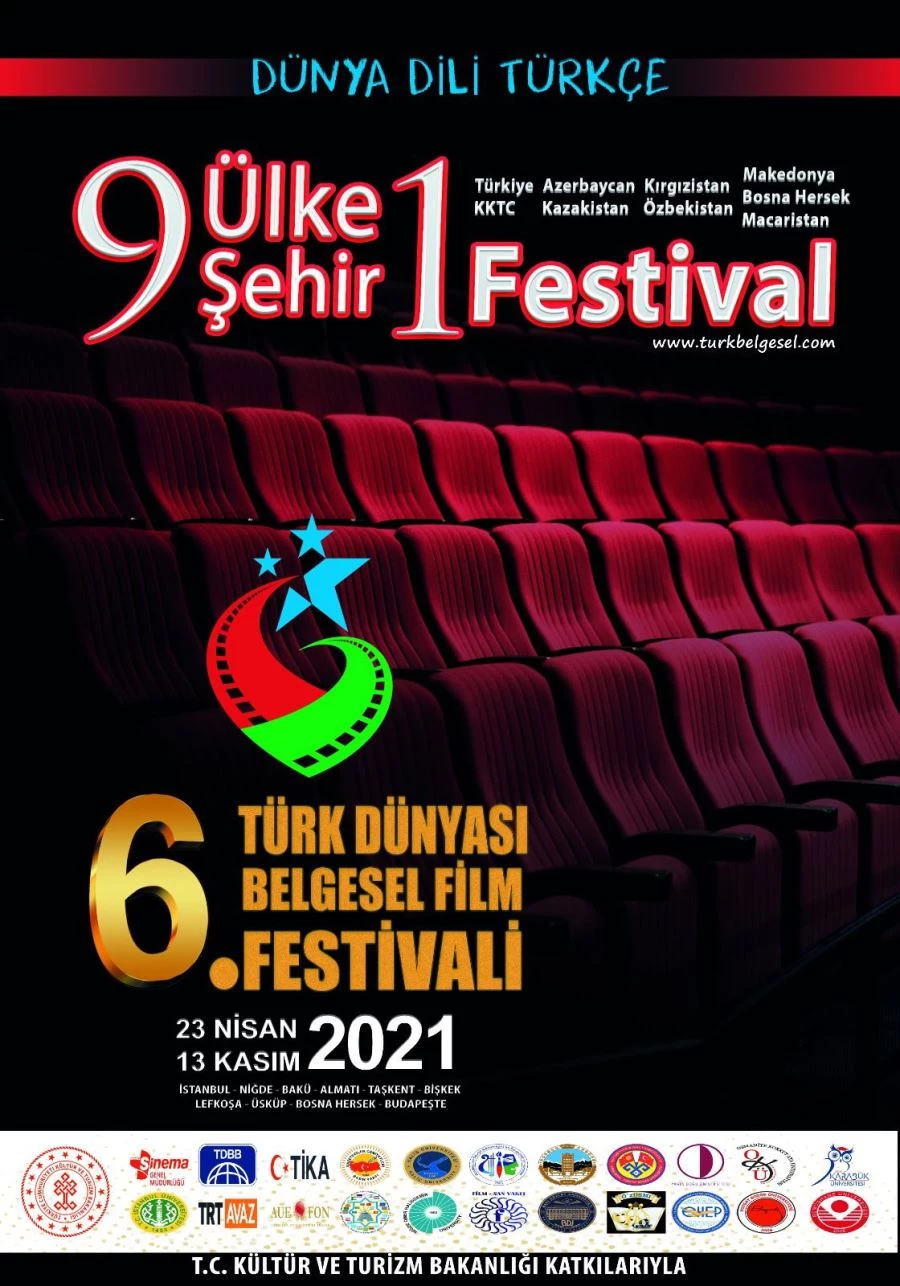 Dünya Dili Türkçe 6. Türk Dünyası Belgesel Film Festivali Yapılıyor
