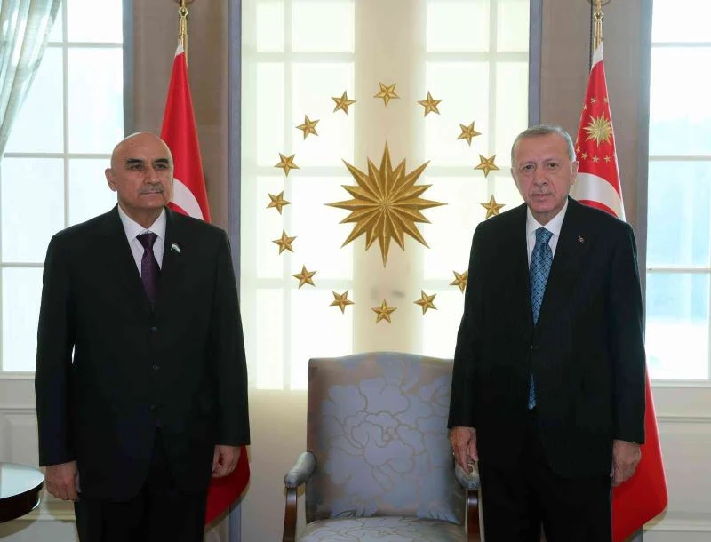 Cumhurbaşkanı Erdoğan, Tacikistan Meclis Başkanı Zokirzoda’yı kabul etti
