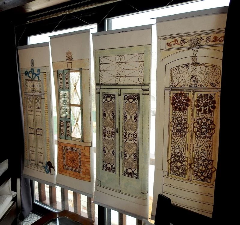 Germiyan kapı ve pencereleri sergi teması oldu
