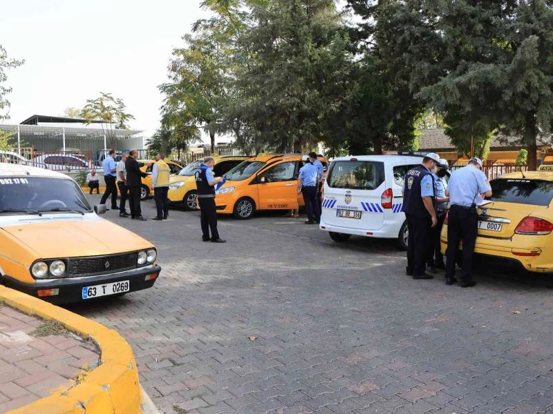 Şanlıurfa’da ticari taksiler denetlendi
