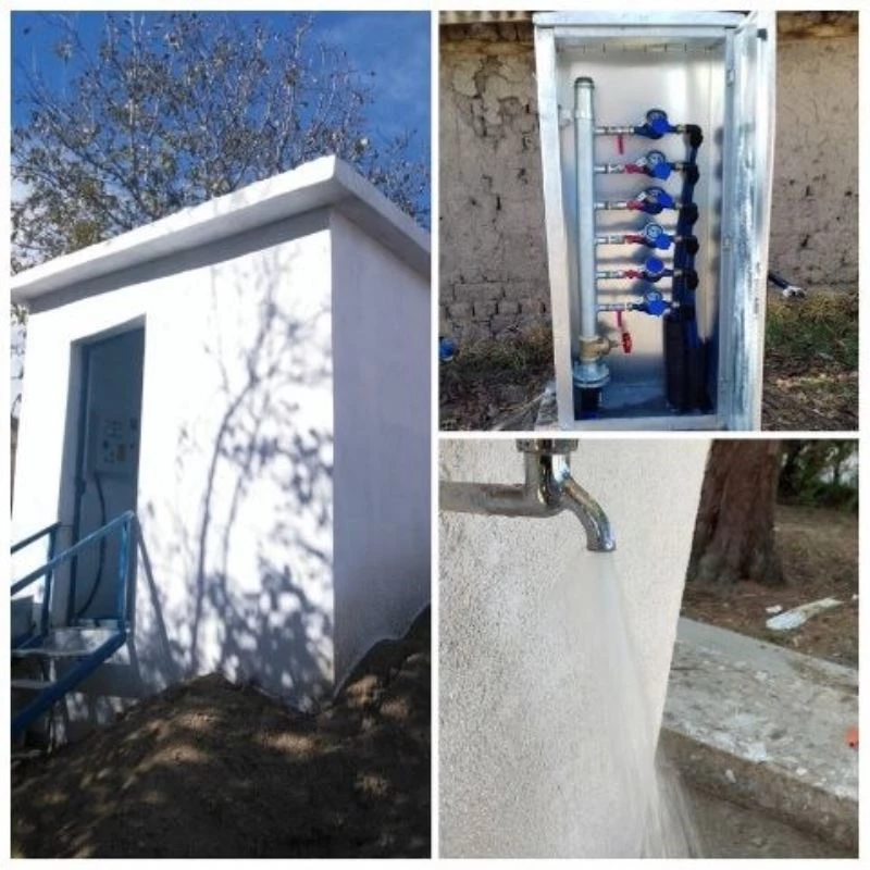 Akçakent İlçesi köylerinde  Kollektör çalışması
