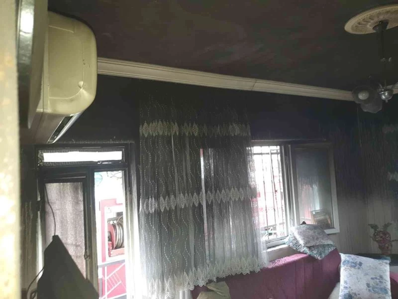 Aydın’da kısa devre yapan buzdolabından yangın çıktı
