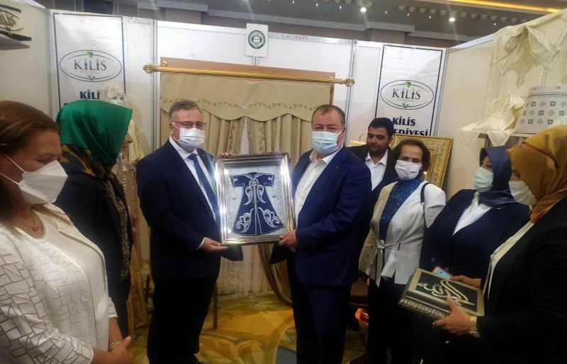 Başkanlar KİLMEK standını gezdi
