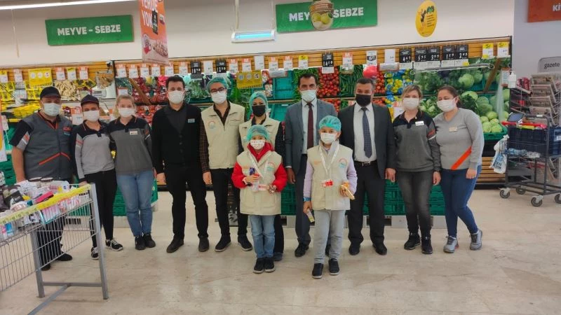 Minik denetçiler işbaşında
